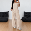 Women's Black Long Sleeve Casual Matching Set