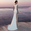 O1CN01GztC552EjICxwSimQ_!!2906818780-0-cib White Lace Panel Sleeveless Mermaid Maxi Evening Dress