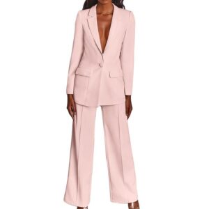 O1CN01OYQUyx1spma44PQrP_!!2212316895816-0-cib Pink Long Sleeve Blazer Matching Pants Set